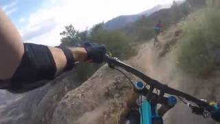 Upper plunge section of Cannell Trail, 5/29/16.