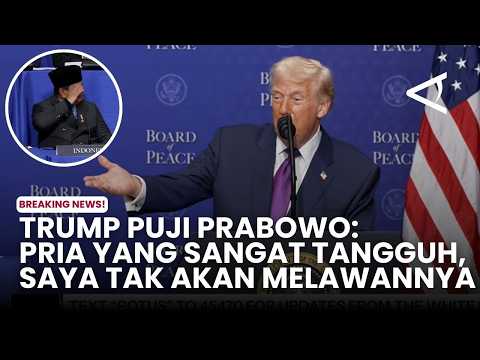 US President Donald Trump Praises Prabowo: "He's a Tough Guy, I Wouldn't Run Against Him"