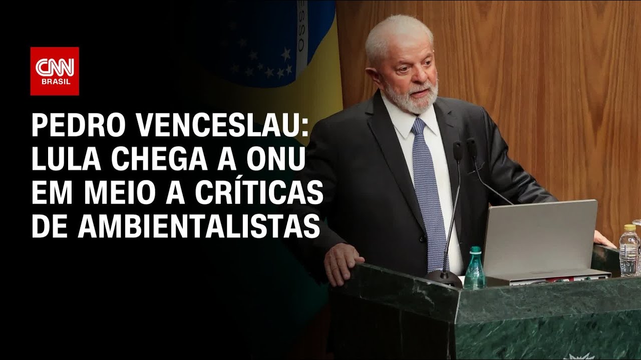 Pedro Venceslau: Lula chega a ONU em meio a críticas de ambientalistas | AGORA CNN