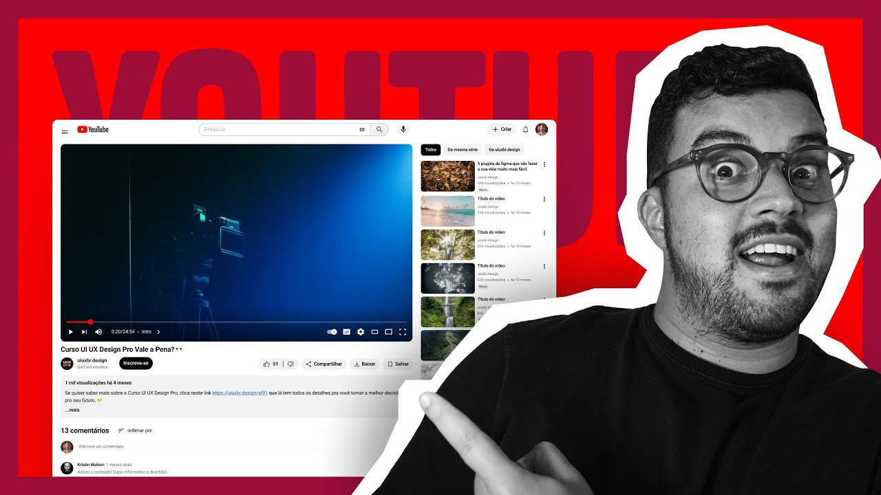How to create a project in Figma - Youtube Tutorial