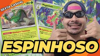 Tem que ter coragem para atacar esse novo Chesnaught | Gameplay Pokémon TCG Live