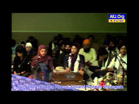 056 Toronto Dec. 2014 Smaagam - Friday Morning Keertan - B. Anoop Kaur Jee Toronto