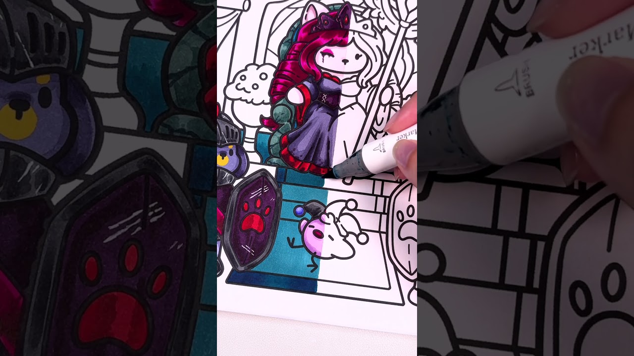 👸 Queen's Throne Room - Part 1 | Cozy Kingdom Coloring Book by Jade Summer