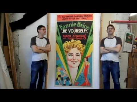 FANNIE BRICE 1930 'Be Yourself' Litho