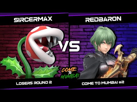 SirCerMax (Piranha Plant) vs RedBaron (Byleth) - Come to Mumbai #2 - Losers Round 2