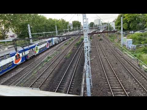 RER D | Passage d'une UM Z20500 et Regio 2n à Maisons-Alfort - Alfortville