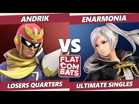 Flat Combats 1 Losers Quarters - RG | Andrik (Captain Falcon) Vs. Enarmonia (Robin) SSBU Smash