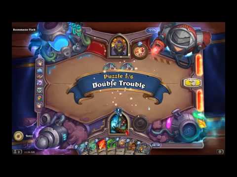 Solution Puzzle Lab Survival: Double Trouble - Boommaster Flark (5/6), Hearthstone Boomsday