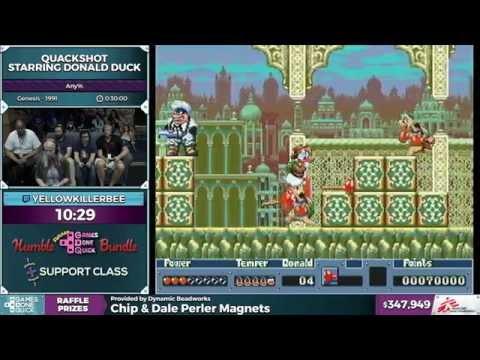 Quackshot Starring Donald Duck by YellowKillerBee in 27:11 - SGDQ 2016 - Part 94