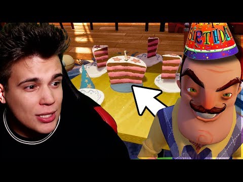 Urodziny SĄSIADA! - Hello Neighbor #16 [BETA]