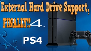 FINALLY, External HD Support Coming- PS4