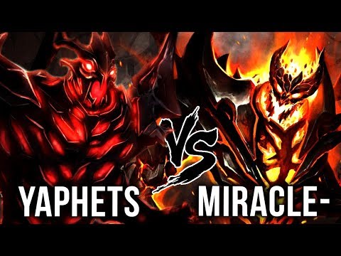 Most Legendary Shadow Fiend Player YaphetS vs Miracle- EPIC SF Battle of Dota 2 Legends