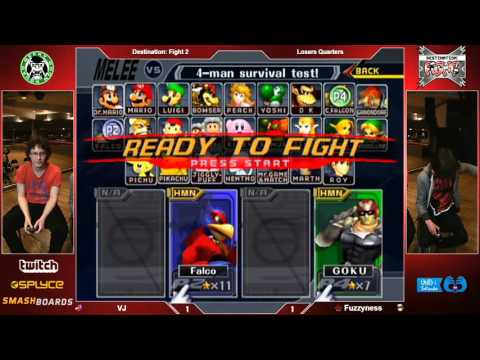 D:F2 - VJ (Falco) Vs. Revo | Fuzzyness (Cpt.Falcon) - Losers Quarters - Melee