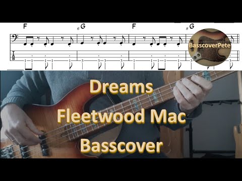 Fleetwood Mac Dreams. Bass Cover Score Tabs Chords Bass: John McVie