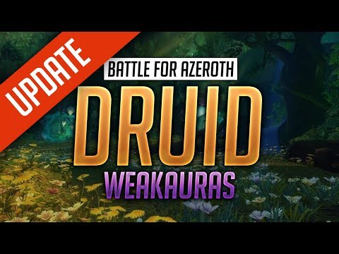 Druid WeakAuras BFA Patch - FULLY CUSTOMIZABLE - Balance, Feral, Guardian & Restoration