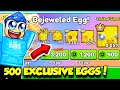 I Opened 500 EXCLUSIVE BEJEWELED EGGS In Pet Simulator 99 AND GOT THIS!