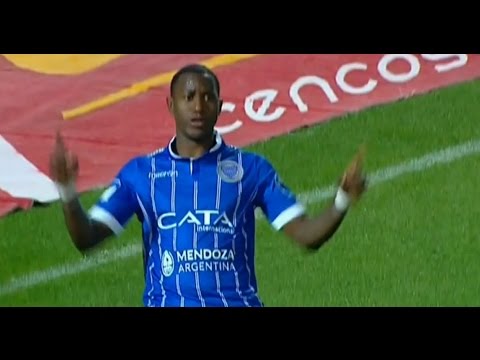 Gol de Godoy Cruz 2 (Ayoví 52m) vs Unión 0 - Primera A Fecha 5 - Viernes 30-09-2016