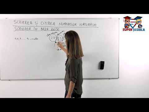 Clasa a V-a - Scrierea și citirea numerelor naturale