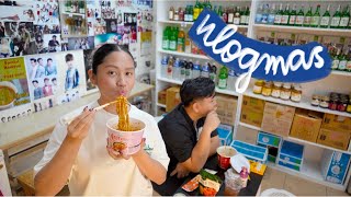 vlogmas day 05 ♡ korean convenience store & walking our dog