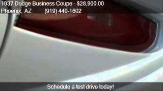 1937 Dodge Business Coupe  for sale in Phoenix, AZ 85033 at