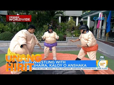 UH Playtime – Sumo wrestling with AnShaKa Unang Hirit