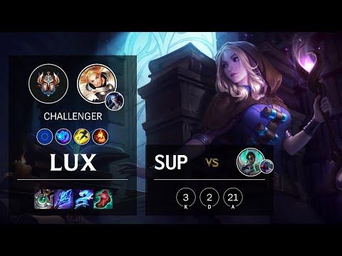 Lux Support vs Karma - EUW Challenger Patch 11.8