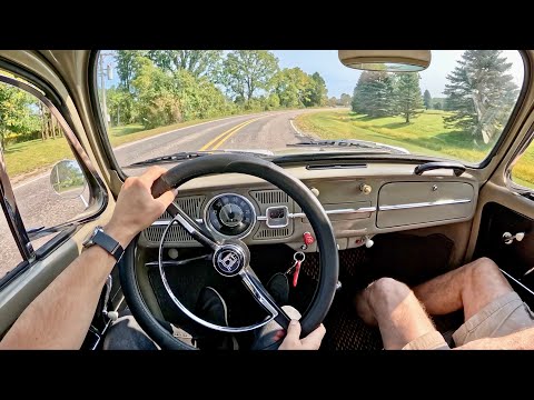 Modified 1966 Volkswagen Beetle - POV Driving Impressions
