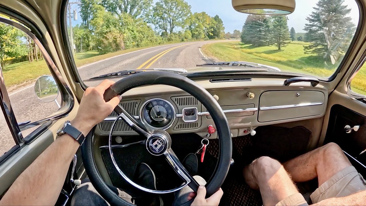 Modified 1966 Volkswagen Beetle - POV Driving Impressions