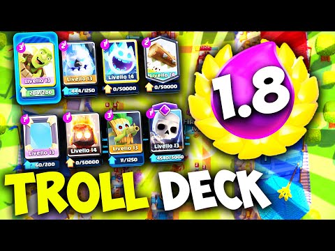 1.8 GOBLIN BARREL CYCLE !! IL MAZZO SCHERZO SU CLASH ROYALE !!