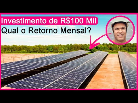, title : 'Usina Solar de R$100 Mil Qual o Retorno $$ Mensal'