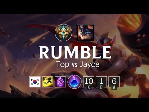 Rumble Top vs Jayce - KR Challenger Patch 8.2