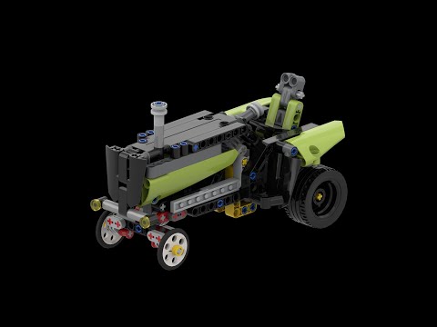 Power Puller - a Lego Technic 42103 Dragster alternate build