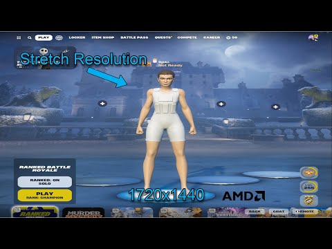 How To Get Stretched Resolution in Fortnite Chapter 5 (AMD) 2024