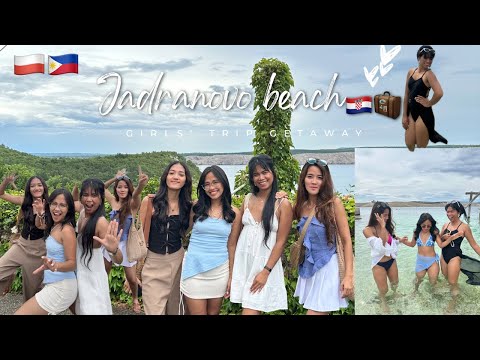 Girls Trip Chaos Day 4: Beach Day & An Unexpected Workout 🚍💦