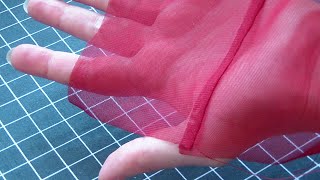 How to Sew with Stretch Sheer Fabric