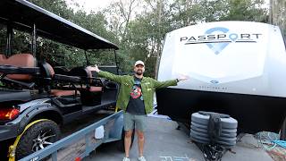 Last Day RV Camping At Disney's Fort Wilderness! Magic Kingdom, Golf Cart Parade & Pumpkin Contest!