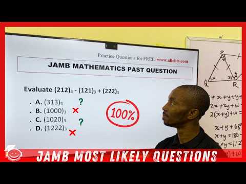 Top Repeated JAMB 2026 Maths Questions  | Full Solved Tutorial