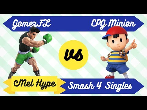 Mel Hype 3.5 - Smash 4 Arcadian - GomezFL (Little Mac, Mega Man) vs Minion (Ness, Bowser Jr.) - WR3