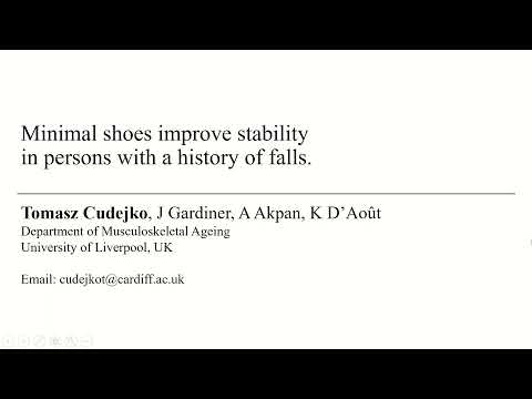 Minimal shoes improve stability in persons with a history of falls.