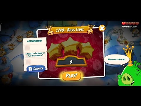 Boss Level - 1240 (Angry Birds 2)🌟🌟🌟