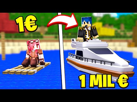 BARCA DA 1€ VS BARCA DA 1.000.000€ - MINECRAFT