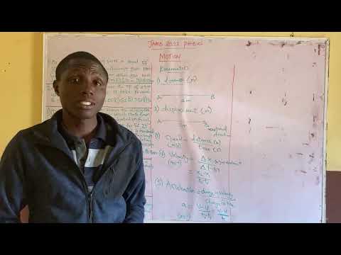 JAMB 2022  PHYSICS TUTORIAL PREP 1 - (LINEAR MOTION)