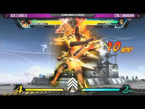 Xanadu Games Monthly - Oct. 2014 - UMVC3 - DCB | Chris D VS. CTRL | Unknown