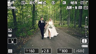 Wedding photography, but you're in my camera the whole time