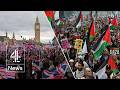 Pro Palestine And Unite The Kingdom Rallies Bring Thousands To London
