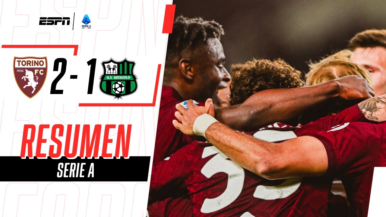 GIO SIMEONE IGUALÓ PARA EL TORINO QUE DIO VUELTA UN PARTIDAZO | Torino 2-1 Sassuolo | RESUMEN