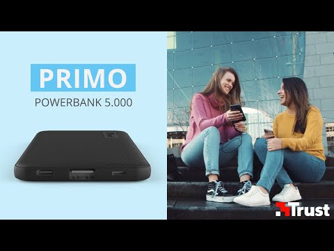 Powerbank Trust Primo 15.000 mAh eco zwart