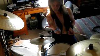 LIGHTNIG STRIKES,AEROSMITH,..PERCUSSION COVER...RYVEZ VIDEOS