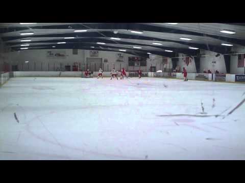 Carolina Hurricanes informal skate 8/25/10 Joe Corvo scores