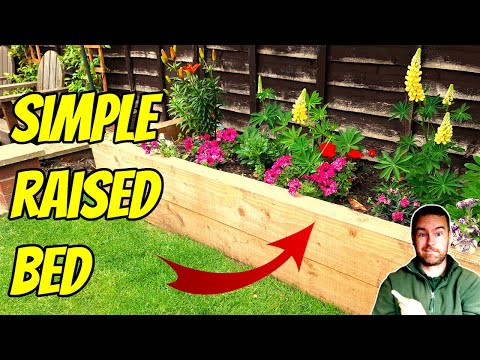 How to Build a Raised Bed in your Garden | Railway Sleeper Planter